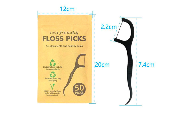 Specification of Bamboo Charcoal Floss Picks Specification of Bamboo Charcoal Floss Picks